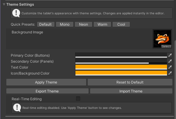 Themes Inspector